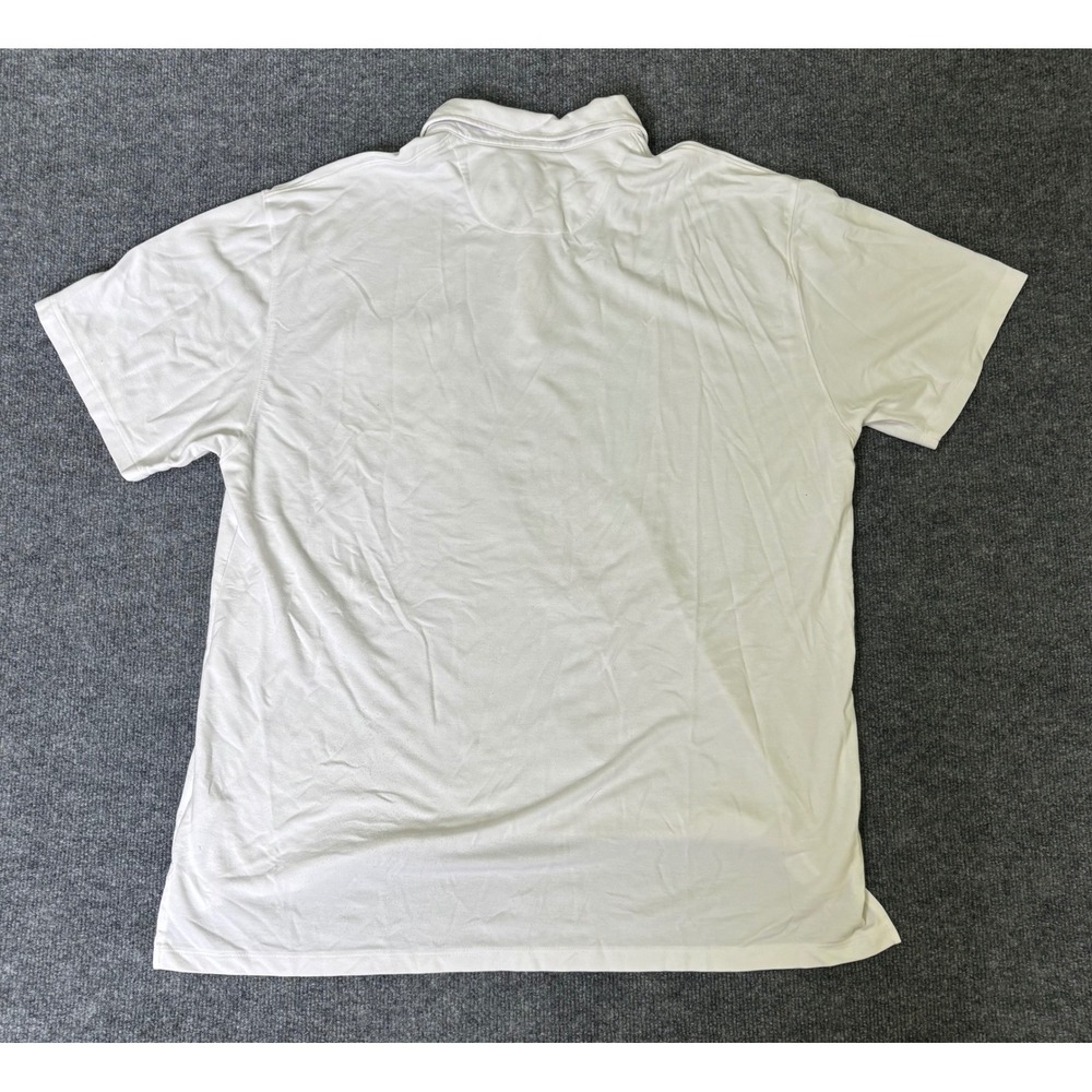 Men's Orvis Polo Shirt Size XL Short Sleeve Golf Polo Shirt White - Picture 3 of 7